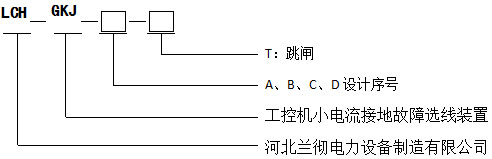 LCH-WXJ工控機小電流故障接地選線裝置產(chǎn)品型號說明